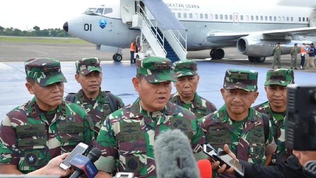 Pangkogabwilhan I Laksdya TNI Yudo Margono memimpin pengendalian operasi siaga tempur terkait pelanggaraan China di Natuna Utara.