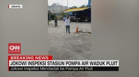 VIDEO: Jokowi Sidak Stasiun Pompa Air Waduk Pluit