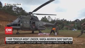 VIDEO: 3 Hari Terisolir Longsor, Warga Akhirnya Dapat Bantuan