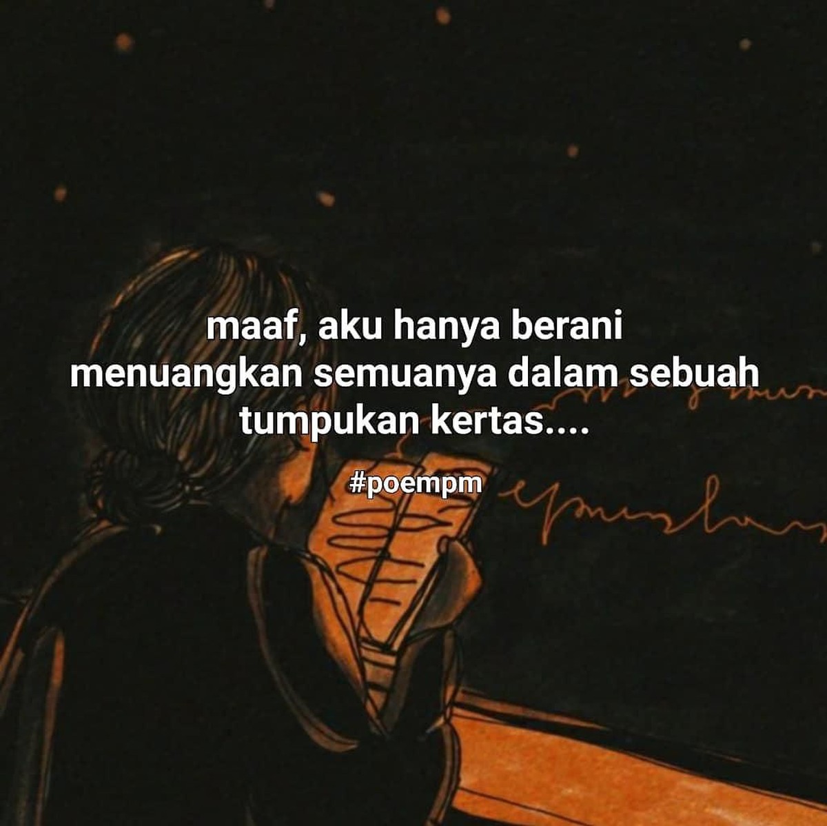 Tujuh puisi karya Putri Marino yang dijadikan buku&period; Kumpulan puisi itu sendiri membuat heboh dan menimbulkan pro dan kontra dari netizen&period;