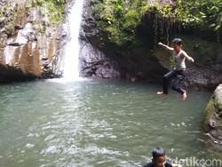 Wisata Curug Panganten Ciamis Ditutup Usai Wisatawan Tewas Tenggelam