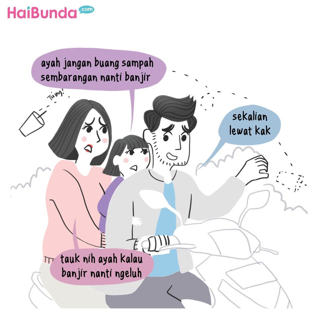 Musim hujan sudah datang hati-hati banjir dan tetap jaga lingkungan, Bun. Bunda punya pengalaman soal banjir kayak apa? Share yuk.