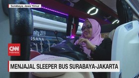 VIDEO: Menjajal Sleeper Bus Surabaya-Jakarta