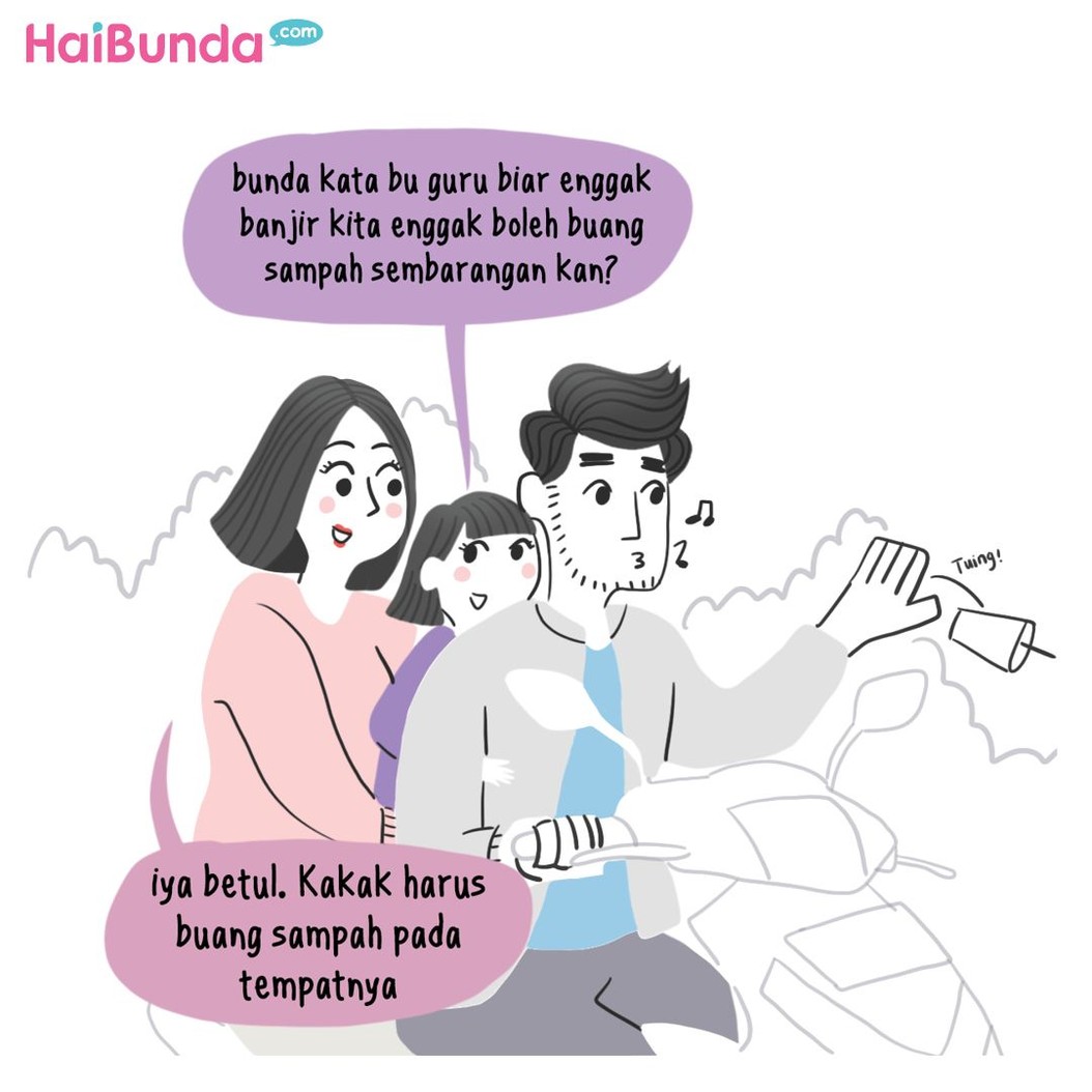 Musim hujan sudah datang hati-hati banjir dan tetap jaga lingkungan, Bun. Bunda punya pengalaman soal banjir kayak apa? Share yuk.