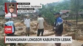 VIDEO: Penanganan Longsor Kabupaten Lebak