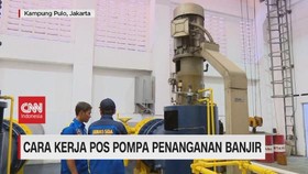 VIDEO: Melihat Cara Kerja Pos Pompa Penanganan Banjir