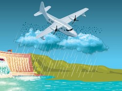 Hujan Buatan Dipakai Tangani Karhutla-Kekeringan, Ini Proses Terjadinya