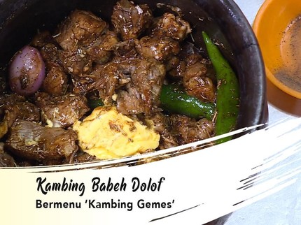 Kambing Babeh Dolof Bermenu 'Kambing Gemes'