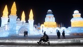 FOTO: Megahnya Festival Es di China Festival Es dan Salju Harbin digelar sejak 25 Desember 2019 sampai 25 Februari 2020.