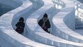 FOTO: Megahnya Festival Es di China Festival Es dan Salju Harbin digelar sejak 25 Desember 2019 sampai 25 Februari 2020.