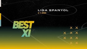 INFOGRAFIS: Best XI Liga Spanyol Pekan ke-19