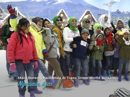 Main Bareng HaiBunda di Trans Snow World Bintaro, Ngapain Aja?