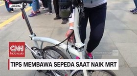 VIDEO: Tips Membawa Sepeda Saat Naik MRT