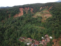 Ini Titik Longsor di Gunung Halimun Salak yang Sebabkan Banjir Lebak