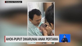 VIDEO: Ahok-Puput Dikarunia Anak Pertama