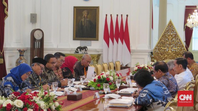 Presiden Jokowi menegaskan pejabat aktif TNI/Polri tidak akan mengisi posisi Penjabat (Pj) Gubernur menjelang Pilpres 2024.