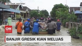 VIDEO: Banjir Gresik Kian Meluas