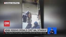 VIDEO: Nenek Residivis Spesialis Copet Mal Ditangkap