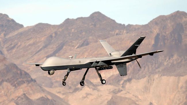 Fakta Drone MQ-9 Reaper Pemburu Jenderal Iran Qasem Soleimani Presiden Amerika Serikat Donald Trump menggunakan drone kombatan MQ-9 Reaper untuk menewaskan petinggi militer Iran, Mayjen Qasem Soleimani.