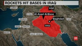 VIDEO: Iran Tembakkan Roket ke Pangkalan Militer AS di Iraq
