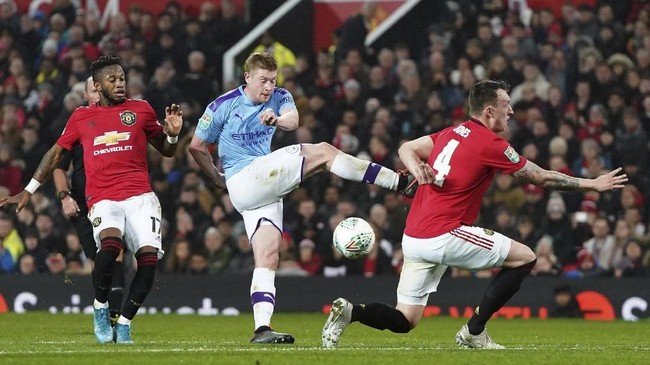 Manchester City akan menjamu Manchester United di leg kedua semifinal Piala Liga. Berikut fakta menarik jelang duel tersebut.