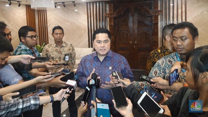 Menteri BUMN Erick Thohir (CNBC Indonesia/ Cantika Adinda Putri)