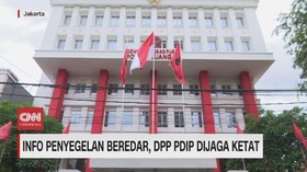 VIDEO: Info Penyegelan Beredar, DPP PDIP Dijaga Ketat
