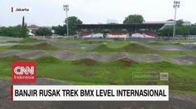 VIDEO: Banjir Rusak Trek BMX Level Internasional