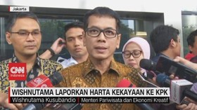 VIDEO: Wishnutama Laporkan Harta Kekayaan ke KPK