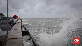 BPBD: Waspadai Bahaya Air Laut Pasang Menerjang Pantai Selatan Garut