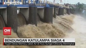 VIDEO: Bendung Katulampa Siaga 4