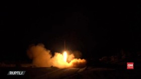 VIDEO: Rudal Iran Ditembakkan ke Pangkalan Militer AS di Iraq