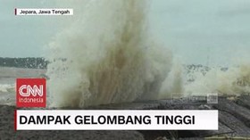 VIDEO: Gelombang Tinggi di Perairan Jepara