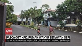 VIDEO: Pasca OTT KPK, Rumah Wahyu Setiawan Sepi