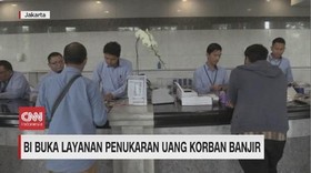 VIDEO: BI Buka Layanan Penukaran Uang Korban Banjir
