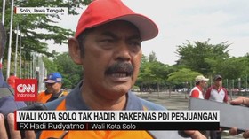 VIDEO: Wali Kota Solo Tak Hadiri Rakernas PDI Perjuangan