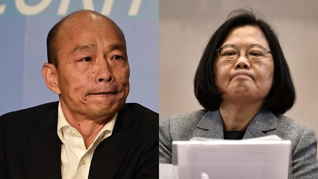 Petahana Tsai Ing-wen dan politikus Han Kuo-yu akan bersaing di pilpres Taiwan Sabtu (11/1) besok.