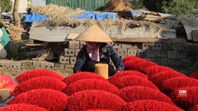 VIDEO: Merah Muda di Desa Dupa Vietnam Jelang Imlek