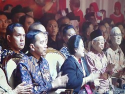 Sapa Prabowo di Rakernas PDIP, Megawati: Saya Senang Beliau Hadir
