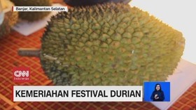 VIDEO: Duri Hitam, Sang Juara di Festival Durian di Banjar