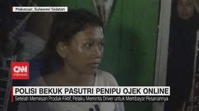 VIDEO: Polisi Bekuk Pasutri Penipu Ojek Online