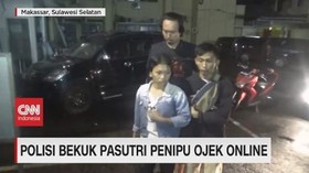 VIDEO: Polisi Bekuk Pasutri Penipu Ojek Online