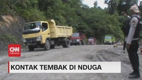 VIDEO: Kontak Senjata di Nduga, 1 Personel Brimob Tertembak
