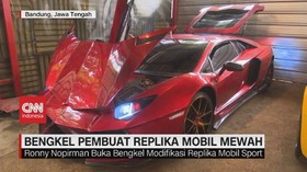 VIDEO: Bengkel Replika Mobil Mewah Bandung