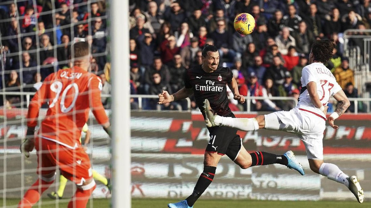 FOTO: Momen Ibrahimovic Cetak Gol Perdana di AC Milan