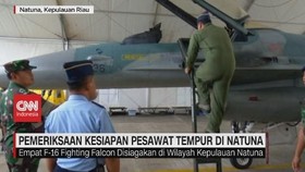 VIDEO: Pangkogabwilhan Cek Kesiapan Pesawat Tempur di Natuna
