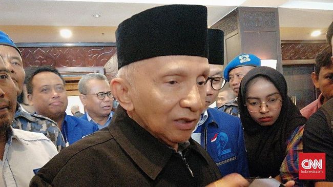 Amien Rais Sebut Mayoritas Kader Partai Ummat Mau Dukung Anies Capres