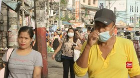 VIDEO: Warga Manila Waspadai Abu Erupsi Gunung Taal