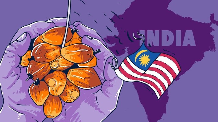 Infografis/Panas Lagi Soal Kashmir, India Setop  Beli CPO Malaysia/Aristya Rahadian Krisabella