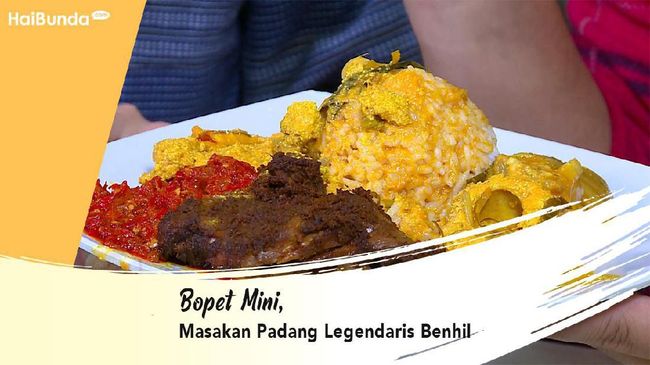 Bopet Mini, Masakan Padang Legendaris Benhil